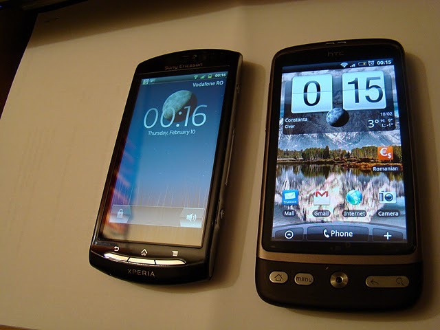 Xperia Neo - HTC Desire 02