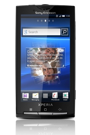 Sony Ericsson Xperia X10 Android Gingerbread