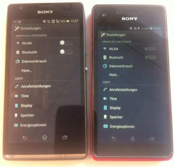 Sony Xperia SP és Xperia V